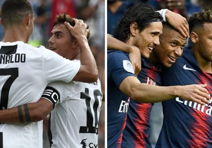 Juventus and PSG crowned themselves as champions